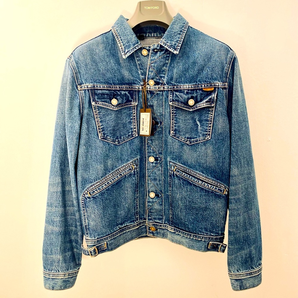 {TOM FORD} Denim Jacket Vintage Wash